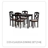 COS-CLAUDIA DINING SET (1+4)
